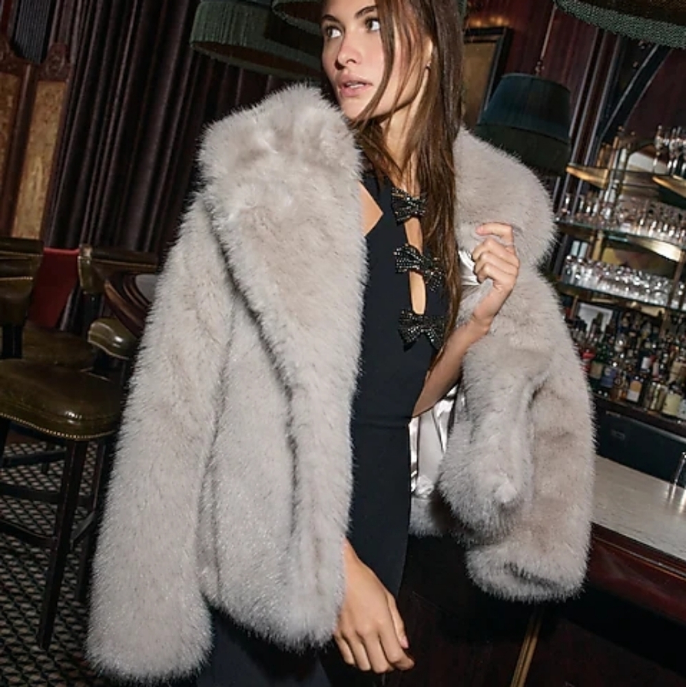 Luxurious Faux Fur Coat